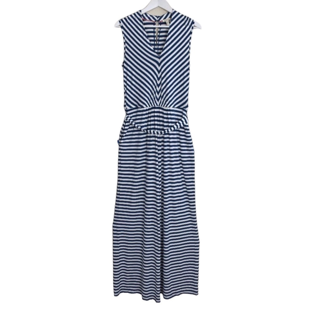 Matilda Jane with Joanna Gaines in town jumpsuit white and blue striped